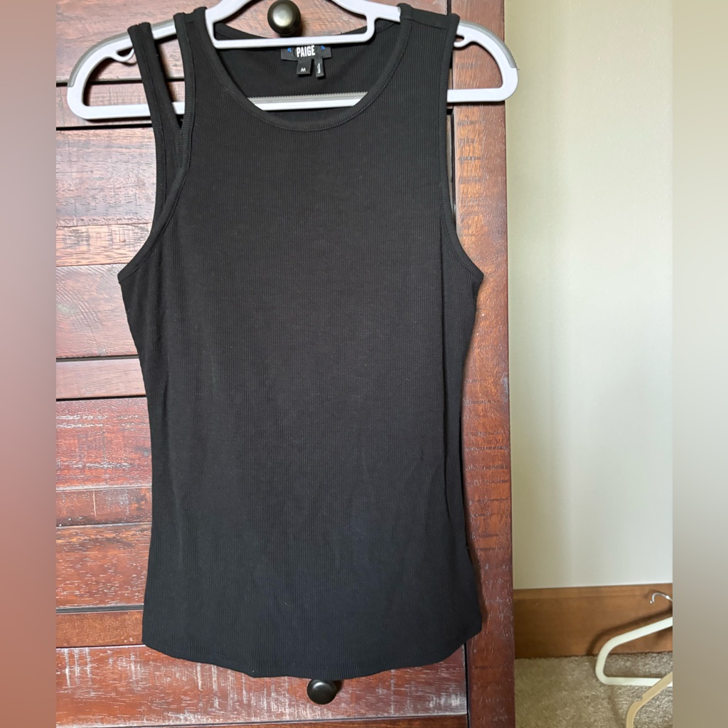 Paige Black Women's Tank Top Never Worn Size M